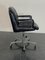 Fauteuil Pivotant Ajustable en Cuir et Acier, 1970s 1