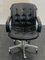 Leather and Steel Adjustable Swivel Armchair, 1970s, Image 2