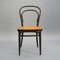214 Coffee House Stuhl aus Bugholz & Korbgeflecht von Michael Thonet für Thonet 2