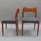 Vintage Teak Chairs by Niels Otto Møller, 1960s, Set of 2 13