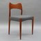 Vintage Teak Chairs by Niels Otto Møller, 1960s, Set of 2 7