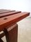 Mid-Century Solid Teak Bench by Ezio Longhi for Elam 6