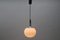 German Pendant in Chrome and Opaline Glass from Peill & Putzler, 1960s, Image 4