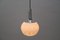 German Pendant in Chrome and Opaline Glass from Peill & Putzler, 1960s, Image 5