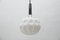 German Pendant in Chrome and Opaline Glass from Peill & Putzler, 1960s, Image 1