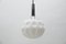 Lampada a sospensione in metallo cromato e vetro opalino di Peill & Putzler, Germania, anni '60, Immagine 1