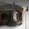 Antique English Georgian Bronze, Oak & Pine Mounted School Bell, 1800s, Image 6