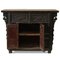 Antique Dark Elm Panelled Cabinet, Image 4