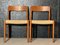 Mid-Century Teak Dining Chairs by Niels Otto Moller, Set of 4 1