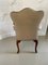 Antique Carved Mahogany Library Chair 6