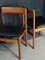 Mid-Century Teak & Black Vinyl Dining Chairs by John Herbert for Younger, Set of 4, Image 9