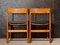 Mid-Century Teak & Black Vinyl Dining Chairs by John Herbert for Younger, Set of 4 7