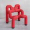 Mid-Century Red Lounge Chair by Terje Ekstrom 3
