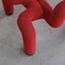 Mid-Century Red Lounge Chair by Terje Ekstrom 8