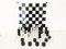 Tablero de ajedrez de vidrio acrílico de Felice Antonio Botta, 1970, Imagen 1