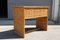 Italienischer rechteckiger Schreibtisch aus Bambus & Rattan, 1950er 6