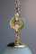 Green Murano Glass & Brass Ceiling Lamp from Archimede Seguso, 1940s, Image 22
