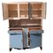 Spanischer Mid-Century Schrank in Blau 4