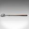 Antique English Georgian Silver Serving Ladle or Toddy Spoon by William Kinman 5