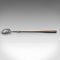 Antique English Georgian Silver Serving Ladle or Toddy Spoon by William Kinman, Image 5