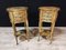 Louis XV Painted Wooden Bedside Beds, Set of 2 7