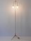 Mid-Century Modern Crowfoot Floor Lamp from Vereinigte Werkstätten Collection, 1960s, Image 4