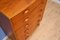 Danish Chest of Drawers in Teak with Oak Legs, 1960s 8