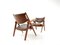 Poltrone Sawbuck vintage di Hans J. Wegner di Carl Hansen & Søn, set di 2, Immagine 12