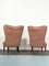 Vintage Italian Pink Club Armchairs, 1950s, Set of 2 2