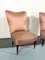 Italienische Vintage Clubsessel in Rosa, 1950er, 2er Set 10