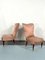 Vintage Italian Pink Club Armchairs, 1950s, Set of 2, Image 9