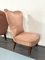 Italienische Vintage Clubsessel in Rosa, 1950er, 2er Set 4