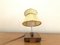 Mid-Century Bedside Lamp with Pleated Shade 11