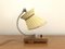 Mid-Century Bedside Lamp with Pleated Shade 1