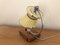 Lampe de Chevet Mid-Century avec Abat-Jour Plissé 4