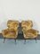 Mid-Century Italian Modern Armchairs, 1950s, Set of 2 3