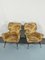 Moderne italienische Mid-Century Sessel, 1950er, 2er Set 3