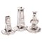 Viennese Art Nouveau Style Silver-Plated Cigar Accessories, Set of 3 1