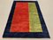 Vintage Handwoven Blue & Red Rug from Zollanvari 1