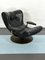 Vintage Italian Black Swivel Armchair, 1960s, Image 13