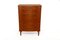 Teak Dresser Tallboy, Denmark, 1950, Image 1