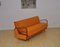 Yellow Velvet Sofa with Fold-Out Function, 1960s 4