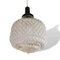 Petite Lampe à Suspension Mid-Century Moderne en Verre Transparent 5
