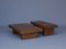 Vintage Rustic Wooden Low Table, Set of 2, Image 7