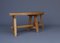 Vintage Curved Pine Bench, France, 1970s, Image 7