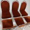 Belgian Tubular Frame and Velvet Dining Chairs, 1970s, Set of 6, Image 13