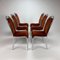 Belgian Tubular Frame and Velvet Dining Chairs, 1970s, Set of 6 14