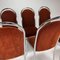 Belgian Tubular Frame and Velvet Dining Chairs, 1970s, Set of 6 2