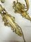 Vintage Tole Floral Wall Sconces, France, 1940s, Set of 2 16