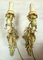 Vintage Tole Floral Wall Sconces, France, 1940s, Set of 2 17